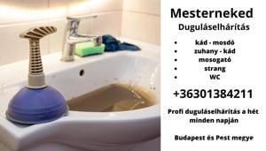 Vízszerelés és duguláselhárítás Budapest és Pest megye  - kép 5