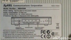 Zyxel NBG-420N router - kép 3