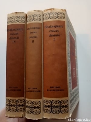 Shakespeare William Shakespeare összes drámái I.-II. és IV. (töredék)