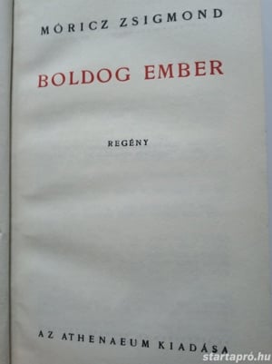 Móricz Zsigmond A boldog ember - kép 2