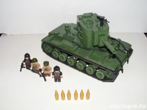 Lego 2. Világháborús Orosz KV-2 Szovjet Tank 1180db 13x25x16cm ÚJ - kép 6