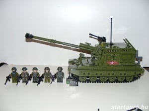 Lego Orosz 2SZ19 Mszta SZ önjáró tarack tüzérségi harcjármű 980db +5 katona ÚJ - kép 2