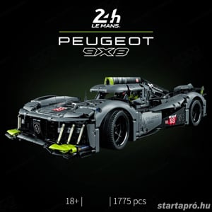 Lego komp. Technic 42156 Peugeot 9X8 24H Le Mans Hybrid Hypercar 1775db LEPIN ÚJ