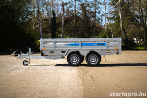 Új alsókerekes - extra erős utánfutó (300x160cm - 2700kg) most 1.769.000 Ft helyett 1.619.000 Ft