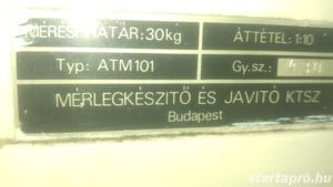 Vintage Magyar ATM101 30kg-os mérleg - kép 4