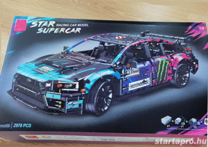  Lego komp.Technic Subaru WRX STI 2990db 1:8 Supercar autó LEPIN ÚJ - kép 6