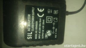 SIL DC adapter 4,5V / 200mA működő - kép 2