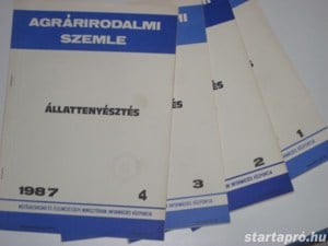 Agrárirodalmi szemle 1987 1.-12. (Állat) - kép 2