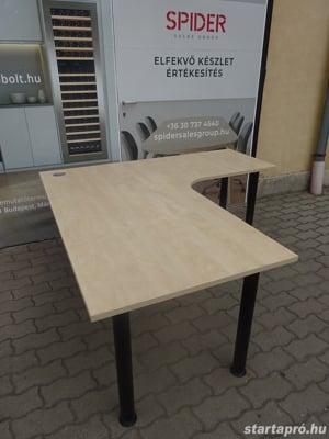 Steelcase sarokasztal 160x160 cm - minőségi használt irodabútor - kép 4