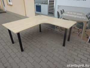 Steelcase sarokasztal 160x160 cm - minőségi használt irodabútor - kép 3