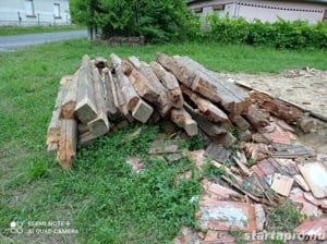 Bontott tömör nagyméretű tégla bontott antik  pületfa  eladó  - kép 3