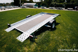 Új SEBAL - Tieflader 350 autószállító utánfutó (1800kg) akciósan CSAK 1.199.000 Ft - kép 6