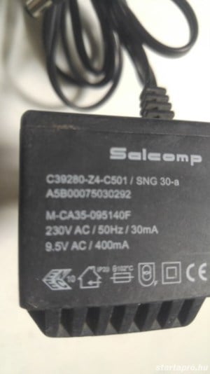 Salcomp adapter AC 9,5V   400mA - kép 2