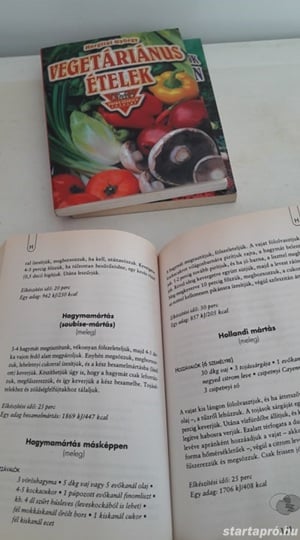 Vegyes szakácskönyvek, füzetek , és recept kártyák egyben eladó - kép 15