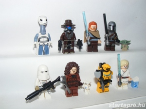 Lego Star Wars figurák Cad Bane Caminoi Mandalóri Baby Yoda Mando Obi Wan Kenobi ÚJ! - kép 3