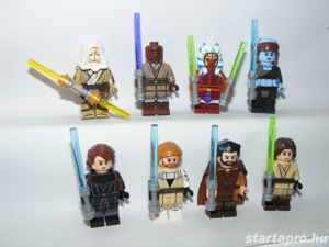 Lego Star Wars figurák Ayla Secura Mace Windu Dooku gróf Ahsoka Tano Qui-Gonn Jinn - kép 2