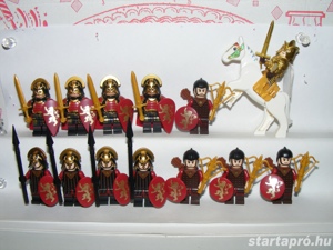 Lego Castle figurák Game of Thrones katonák Középkori Lannister Sereg fegyver 14db katona ÚJ - kép 2