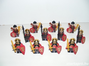 Lego Castle figurák Game of Thrones katonák Középkori Lannister Sereg fegyver 14db katona ÚJ - kép 10