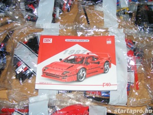 Lego komp. Technic Ferrari F40 F-40 4000db 1:8-as Supercar Lepin ÚJ - kép 5