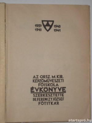 Az O.M. Kir. Képzőművészeti Főiskola évkönyve - kép 2