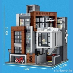 Lego komp. Creator Icons 10206 Modern Villa Modular Moduláris Ház v2 3650db LEPIN ÚJ - kép 5