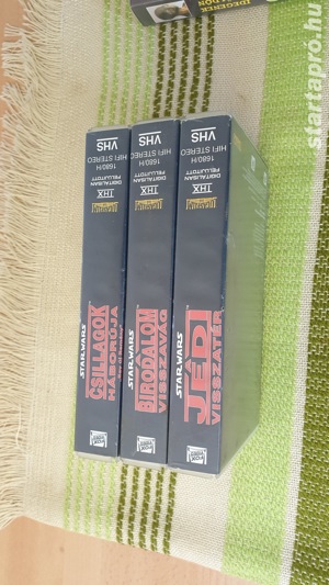 Star Wars trilógia VHS kazetta eladó - kép 4