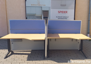 Steelcase íróasztal sziget, munkaállomás - 4 fős, használt irodabútor - kép 3