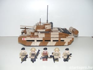 Lego 2. Világháborús Brit Angol Matilda -2 Tank 1210db 12x26x16cm ÚJ - kép 2