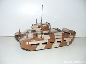 Lego 2. Világháborús Brit Angol Matilda -2 Tank 1210db 12x26x16cm ÚJ - kép 5