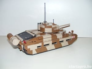 Lego 2. Világháborús Brit Angol Matilda -2 Tank 1210db 12x26x16cm ÚJ - kép 14