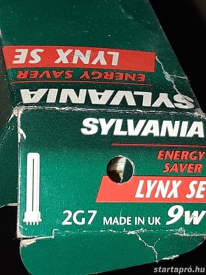 Sylvania Lynx SE fénycső 4P 2-cső 2G7 9W 600lm 2700K 827 - kép 4