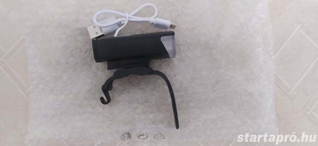 Led kerékpár bicikli első lámpa 3W usb beépített akkumulátor új - kép 3