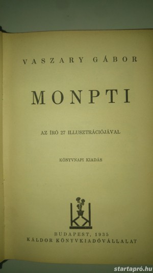 1935-ös könyvnapi kiadások,Günther, Andai, Vaszary, aranyozott kiadói - kép 2