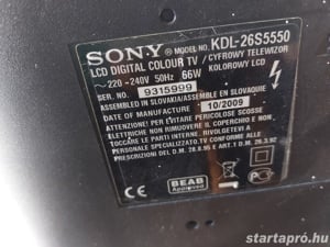 Sony Bravia KDL-26S5500 LCD 66 cm HD Ready 1366 x 768 pixel távirányítóval  fali konzollal.Nálam sze - kép 3