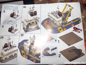 Lego komp. City 60095 Mélytengeri kutatójármű Sea Exploration Vessel Hajó Lepin 717db ÚJ - kép 9