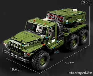 Lego SWAT Technic BM-21 Grad Katyusha Rakétaindító teherautó 2270db ÚJ - kép 3