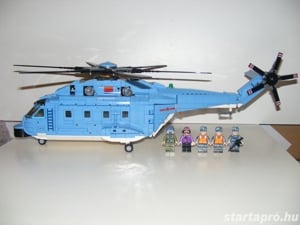 Lego SWAT Modern hadviselés Z-18 Harci csapatszállító Helikopter 910db ÚJ - kép 3