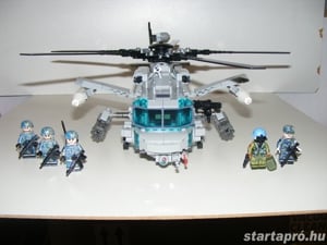 Lego SWAT Modern hadviselés Z-20 Harci támadó Helikopter 940db ÚJ - kép 4