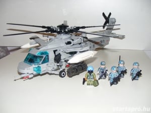 Lego SWAT Modern hadviselés Z-20 Harci támadó Helikopter 940db ÚJ - kép 2