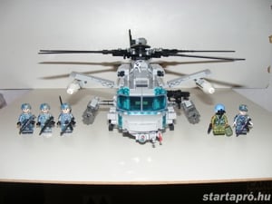 Lego SWAT Modern hadviselés Z-20 Harci támadó Helikopter 940db ÚJ