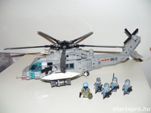 Lego SWAT Modern hadviselés Z-20 Harci támadó Helikopter 940db ÚJ - kép 10