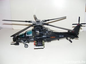 Lego SWAT Modern hadviselés Z-10 Harci támadó Helikopter 700db ÚJ - kép 14