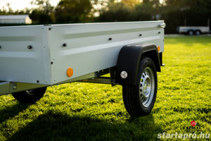 Új SEBAL 2010 horganyzott oldalfalas utánfutó rendszámmal bruttó 448.000 Ft - kép 2