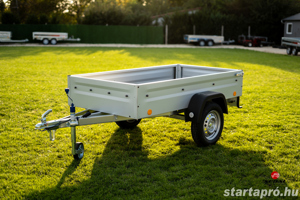 Új SEBAL 2010 horganyzott oldalfalas utánfutó rendszámmal bruttó 448.000 Ft - kép 3