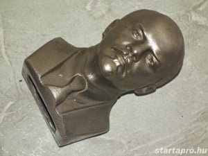 Szép Lenin fej mellszobor büszt jelzett - kép 6