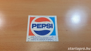 1986-os PEPSI üveg címke eladó gyűjtőnek