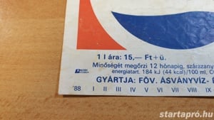 1986-os PEPSI üveg címke eladó gyűjtőnek - kép 4