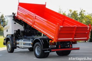 SCANIA R380 - 4X4 Billenőplatós - Darugémes teherautó EURO 4 - kép 4