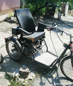 Robbanómotoros háromkerekű rehab moped RM-006 Ö. Felújításra szorul - kép 2