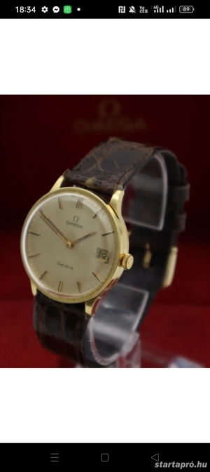 Omega 18 k arany ora - kép 3